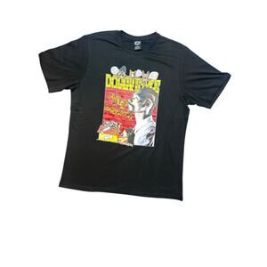 Snoop Dogg Rap Tee Doggy Style Shirt XL Hip Hop Death Row Records Y2K Album